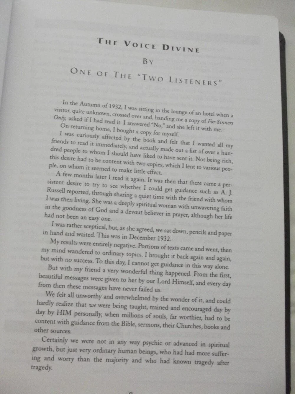 God Calling Journal By Two Listeners AJ Russell Leather Bound Green Barbour Book